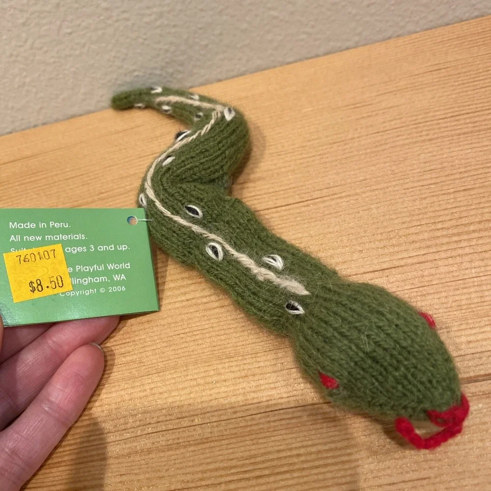 NWT Snake Finger Puppet Alpaca‎ 2006 NOS
